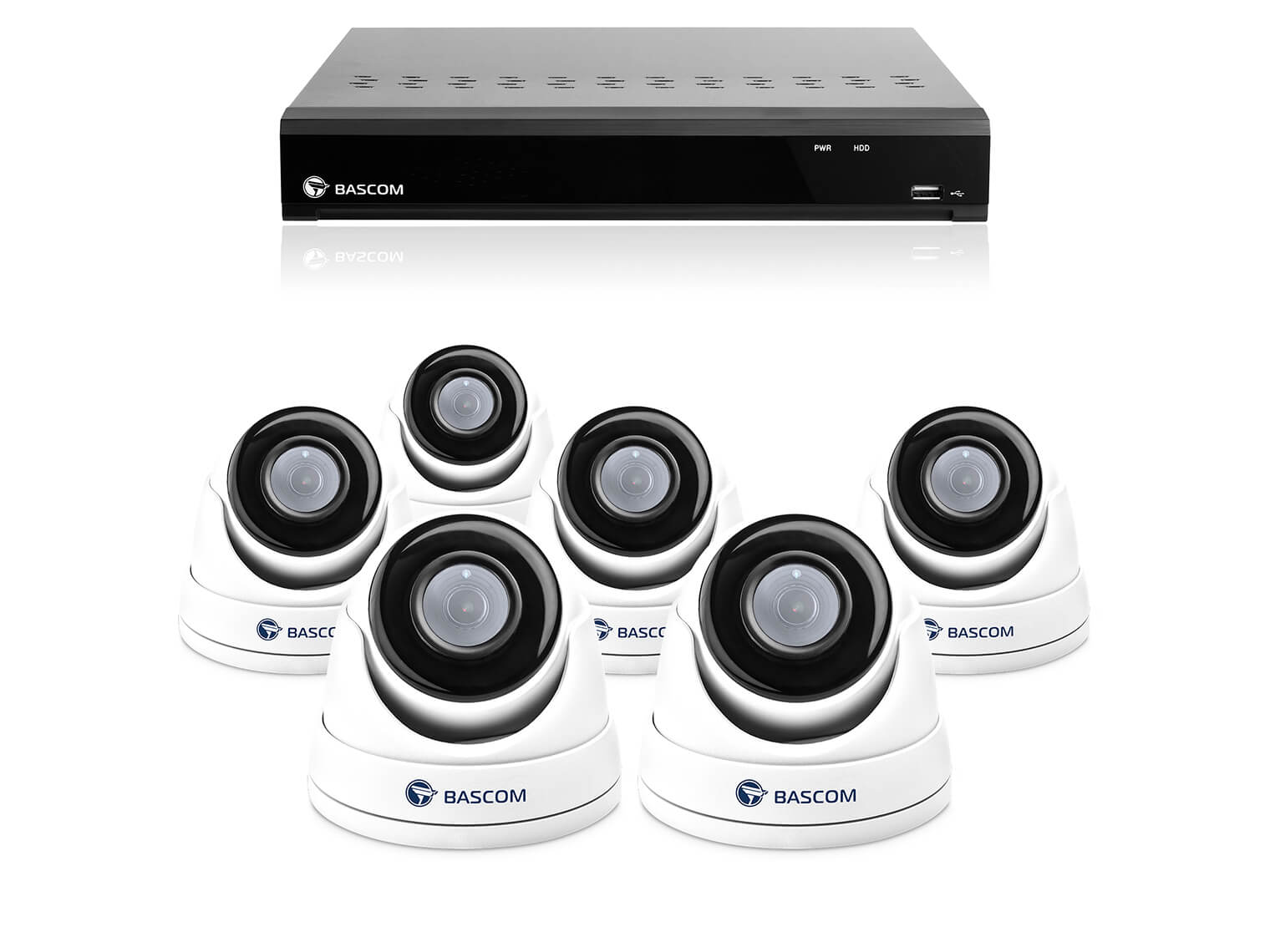 Kabelloses 6-Dome-System Kabelloses 6-Dome-System
