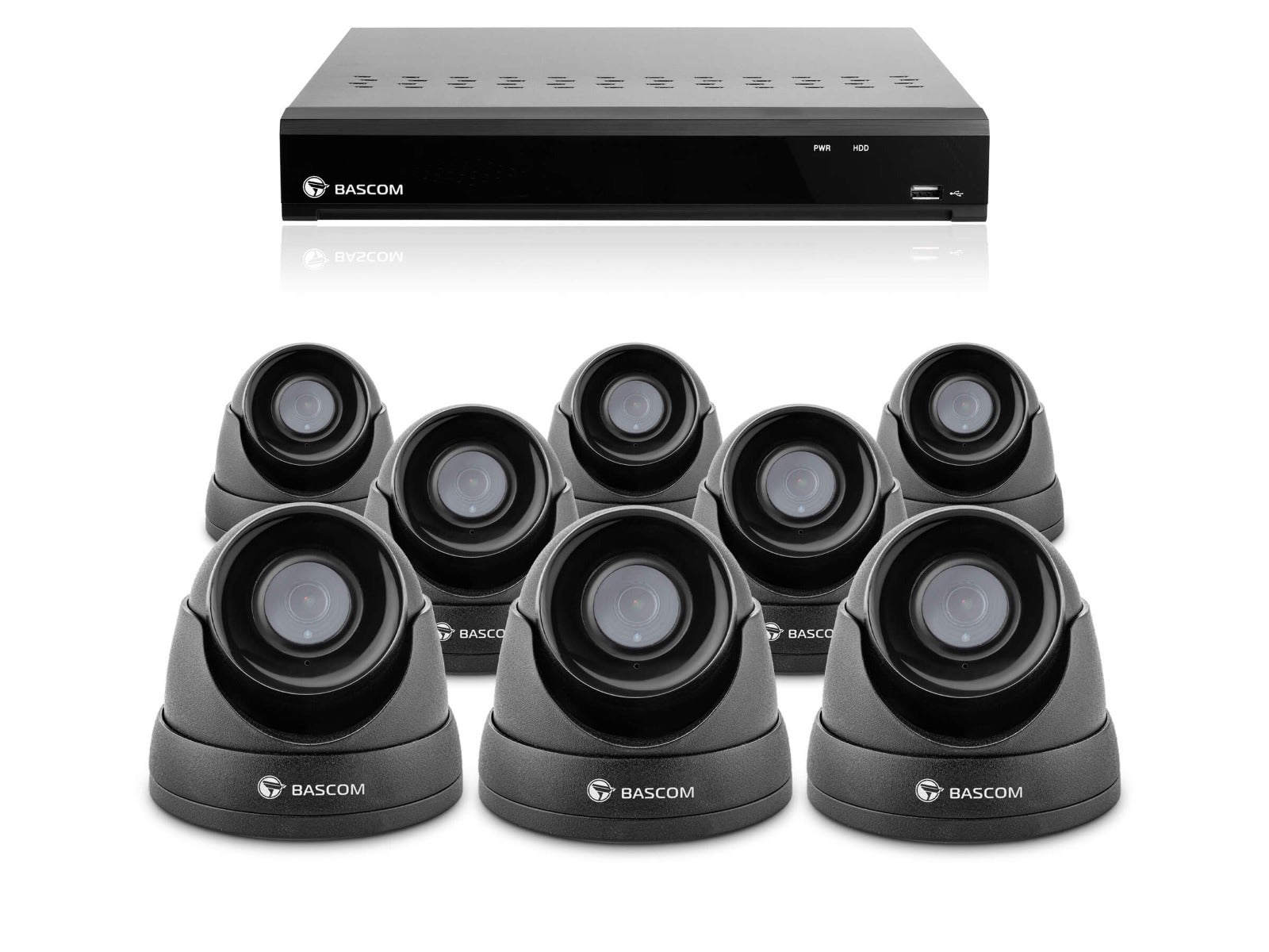 Kabelloses 8-Dome-System Kabelloses 8-Dome-System